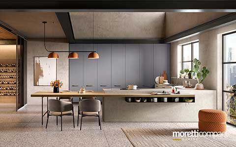 Cucina con Penisola modello College