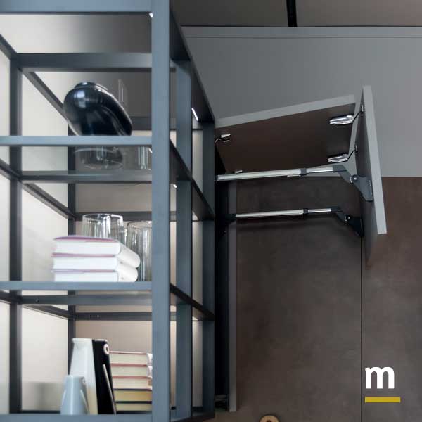 Anta con apertura a soffietto