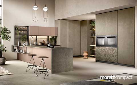 Cucina con Penisola modello Mirage Cucina con Penisola modello Mirage