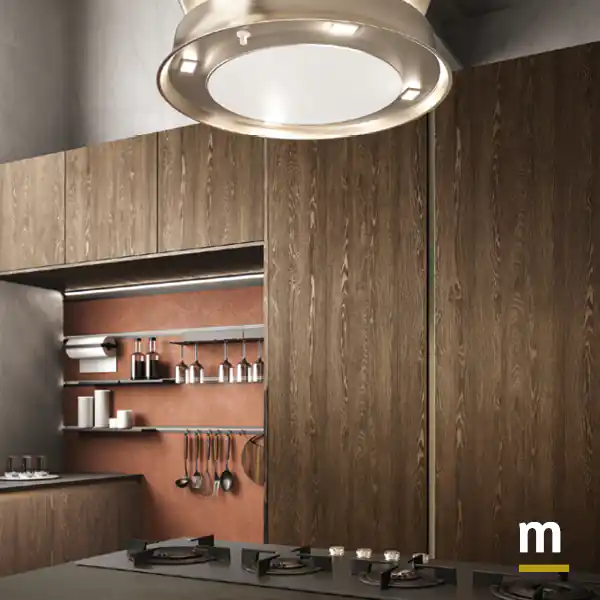 Cappa su piano di cottura