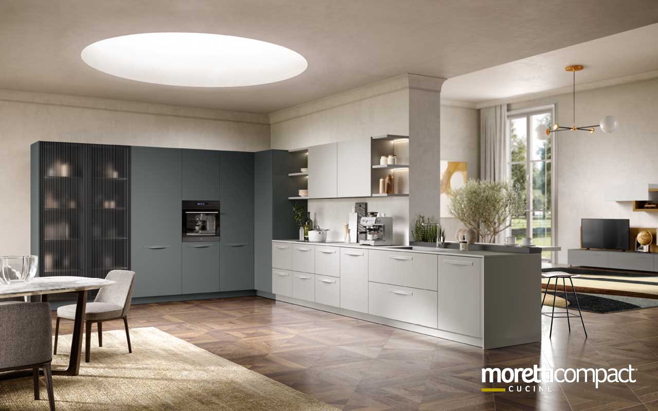 Cucina ad angolo modello Moon Cucina ad angolo modello Moon