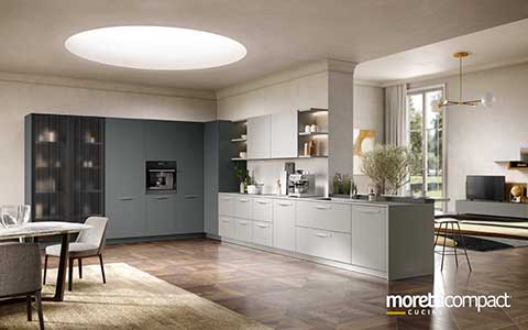 Cucina ad angolo modello Moon