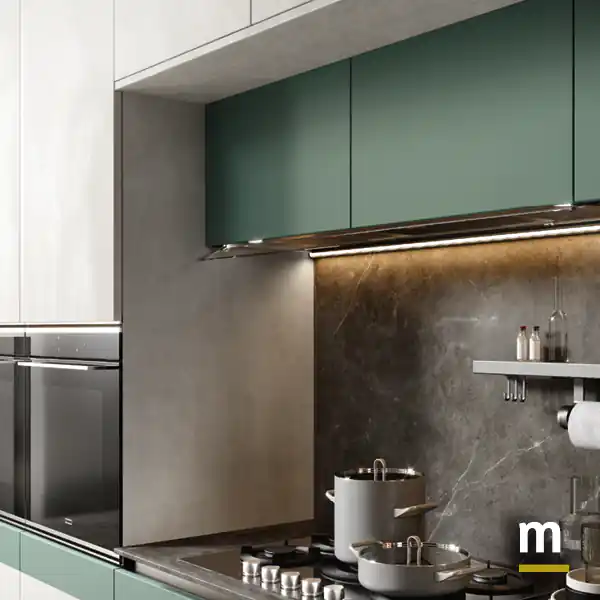 Doppia profondità dei pensili Doppia profondità dei pensili