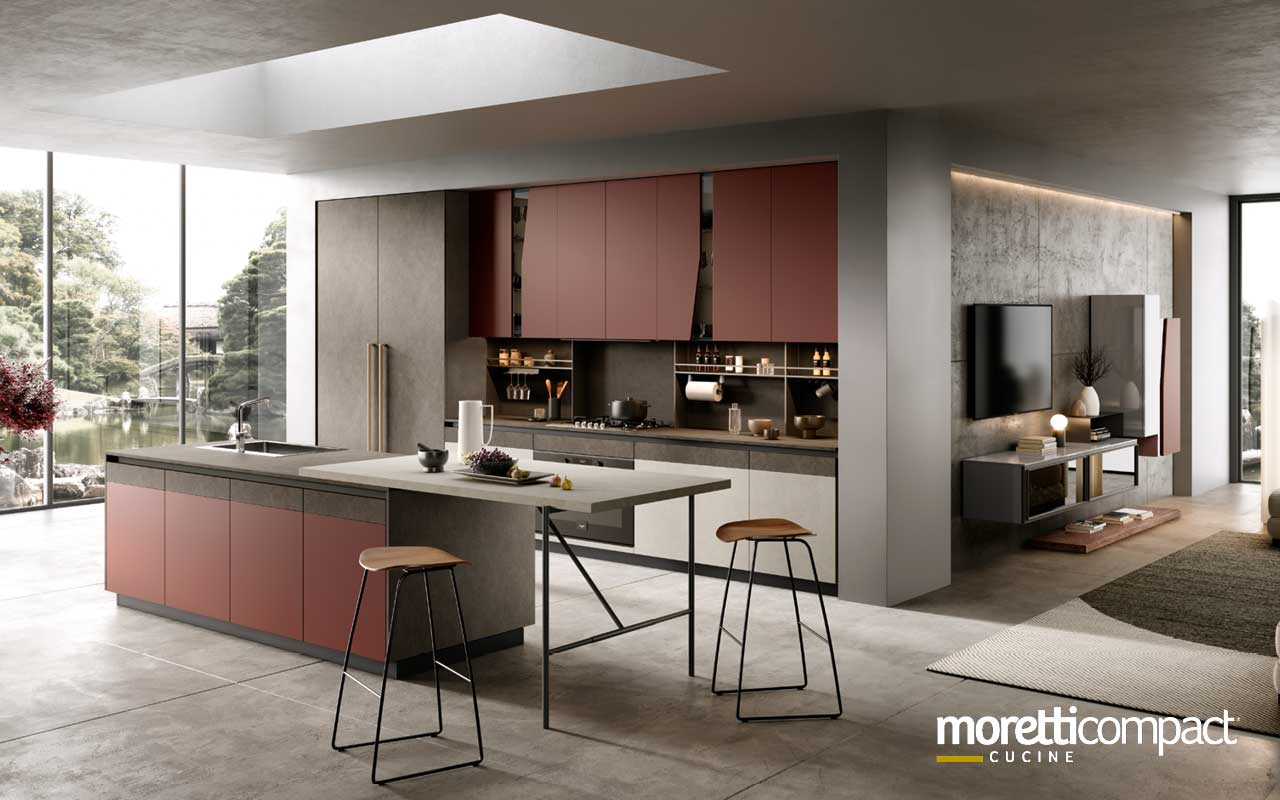 Cucina con Isola modello Natural Cucina con Isola modello Natural