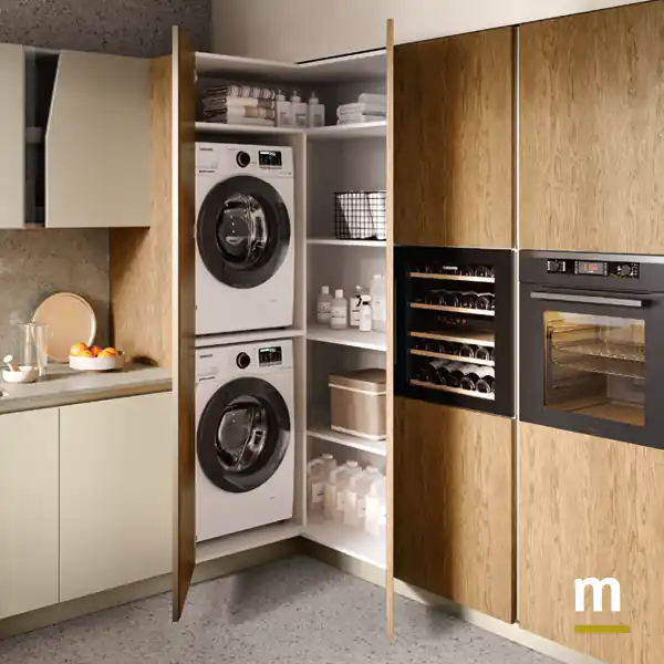 Colonne attrezzabili con lavatrice e asciugatrice